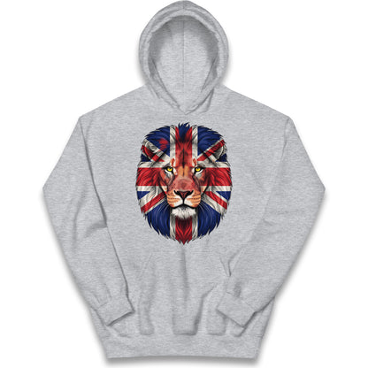 St George Flag Lion Kids Hoodie