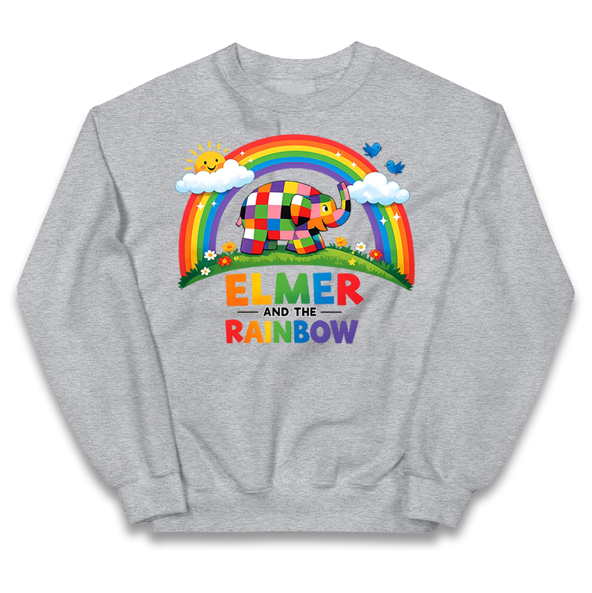 Elmer And The Rainbow Kids Jumper