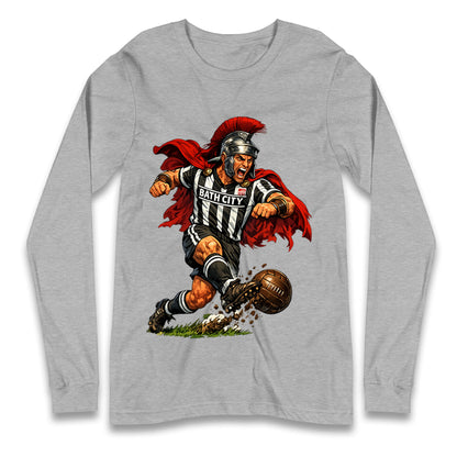 Retro Bath City Football Longsleeve T Shirt