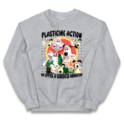 Plasticine Action Figure Kids Jumper