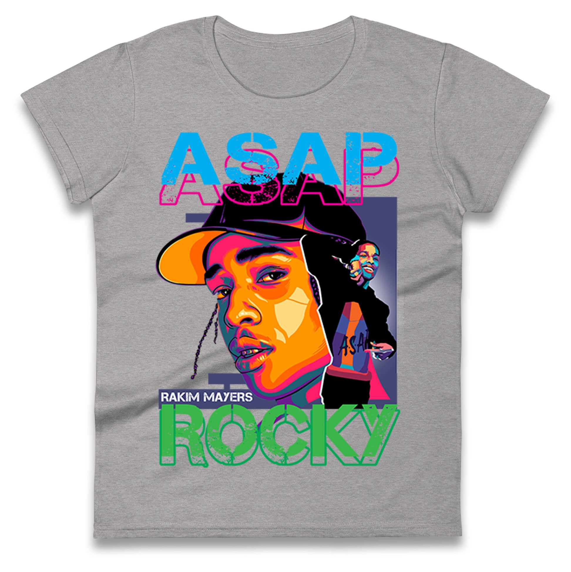 ASAP Rocky Rakim Mayers Ladies T Shirt