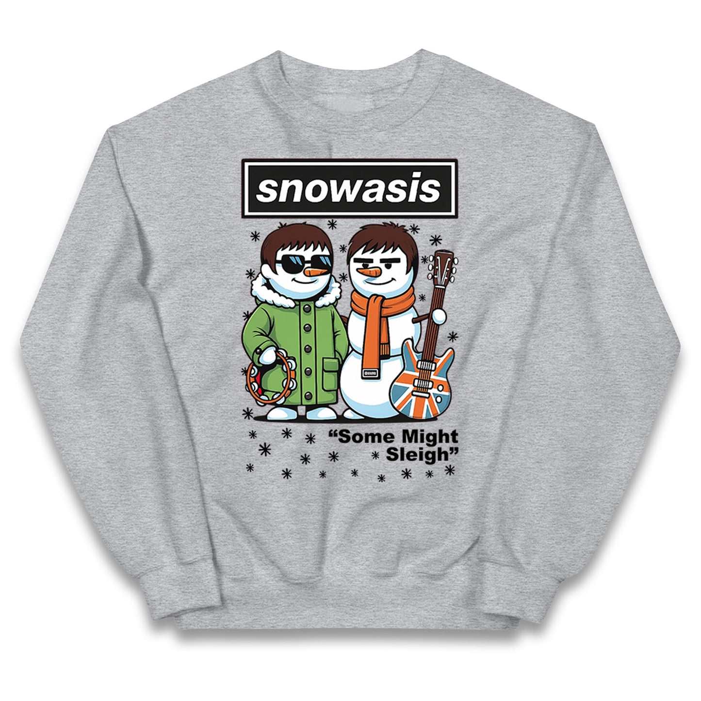 Funny Snowasis Music Band Kids Jumper 