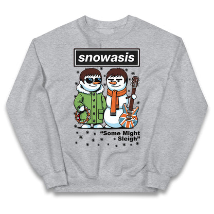 Funny Snowasis Music Band Kids Jumper 