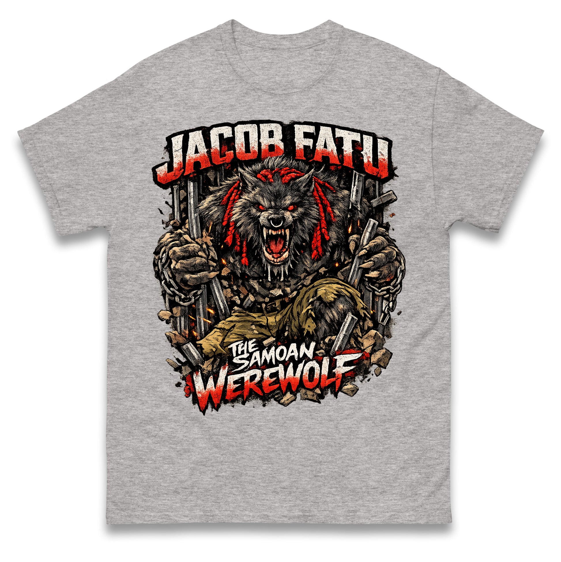 Jacob Fatu The Samoan Werewolf T Shirt