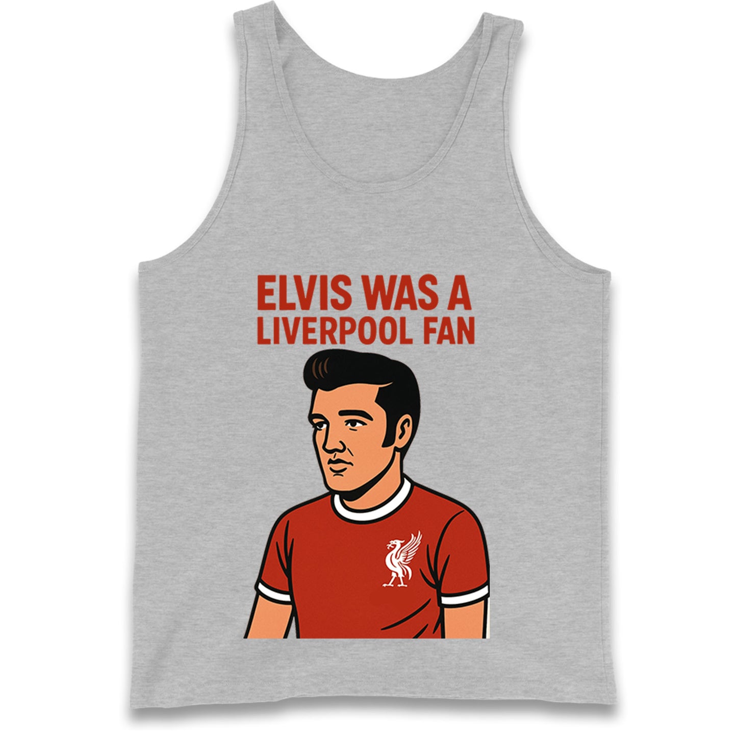 Elvis Presley Liverpool Football Tank Top