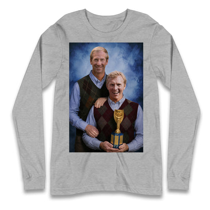 Bobby Moore Bobby Charlton Step Brothers Style England 1966 Longsleeve T Shirt
