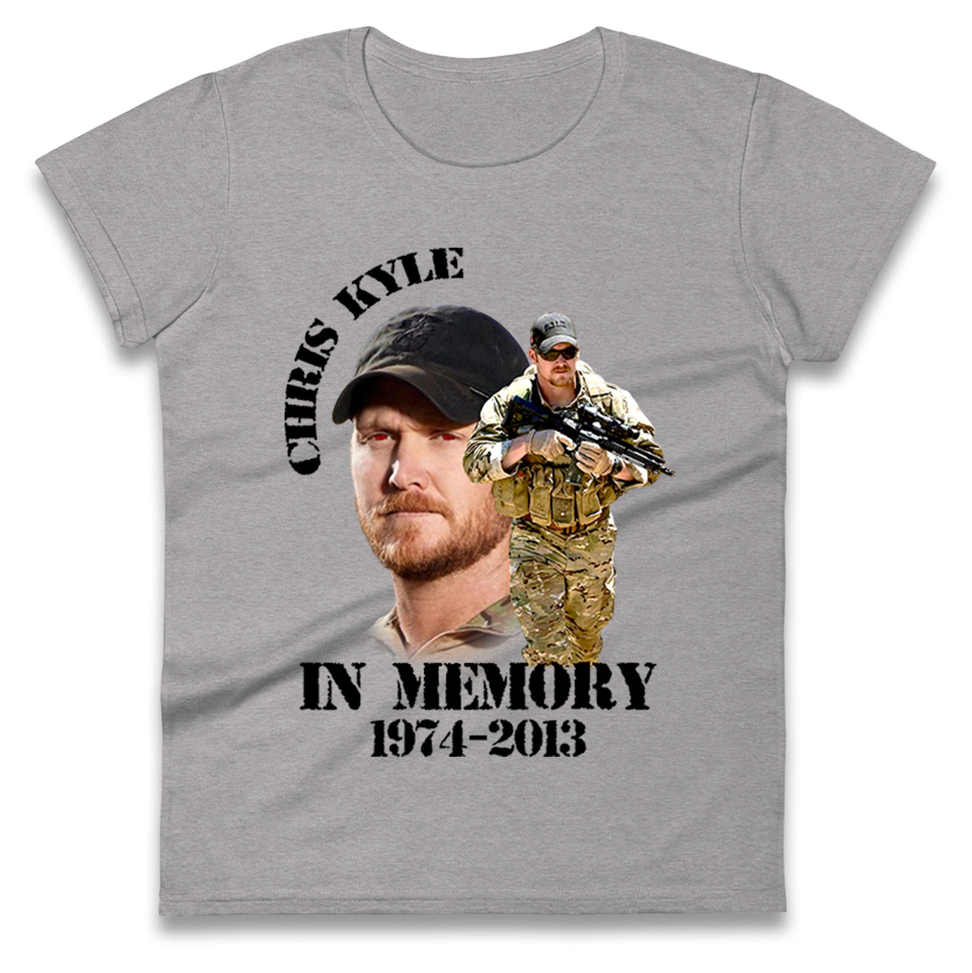 Chris Kyle Memorial Ladies T Shirt