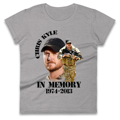 Chris Kyle Memorial Ladies T Shirt