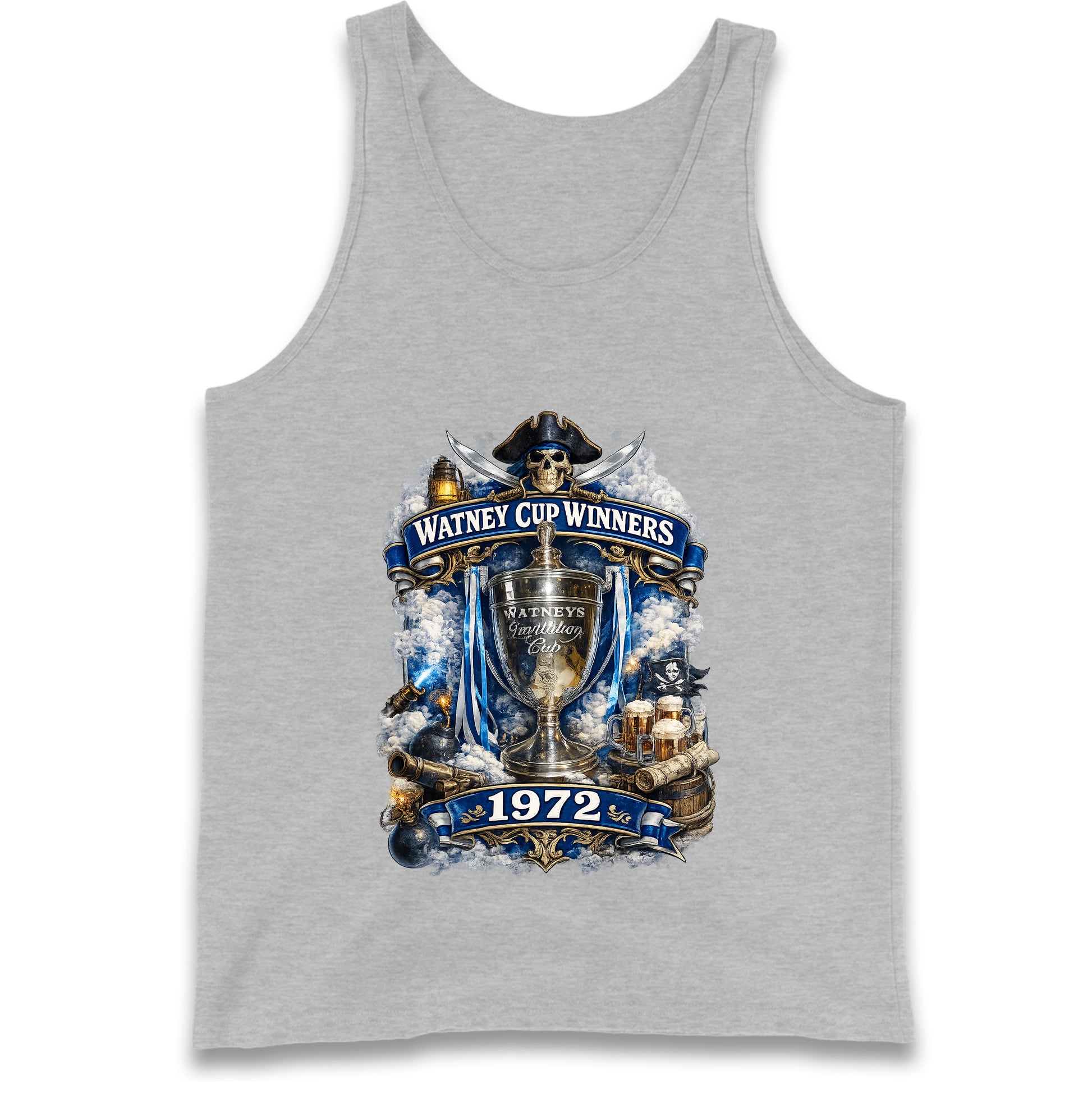 Retro Bristol Rovers Football Tank Top