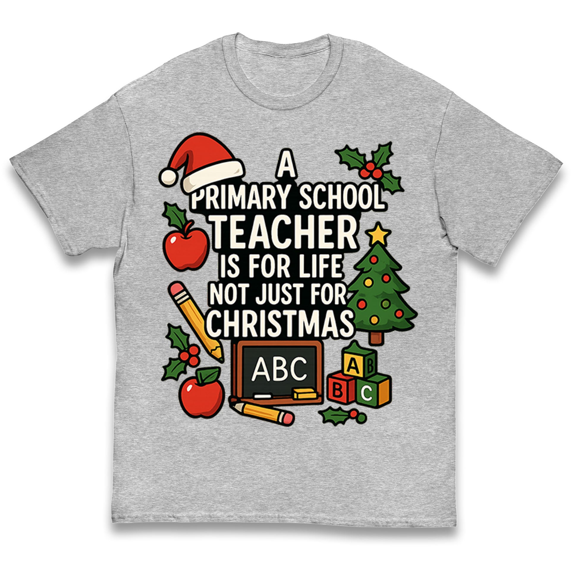 Primary School Teacher Christmas Kids T Shirt
