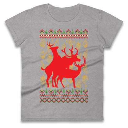 Reindeer Making Fun Christmas T Shirt