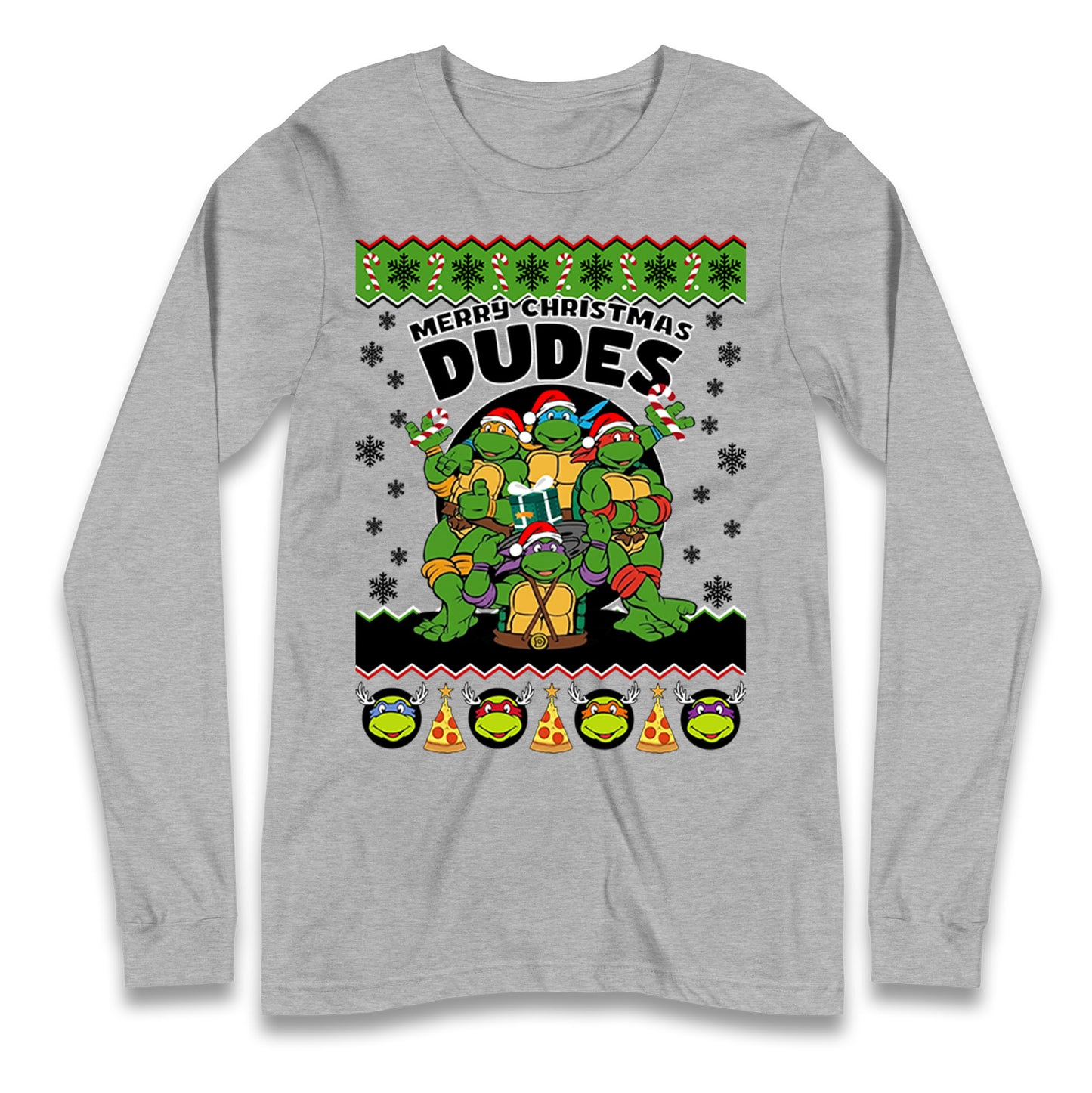 Ninja Turtles Christmas Longsleeve T Shirt