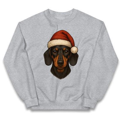 Dachshund Christmas Kids Jumper