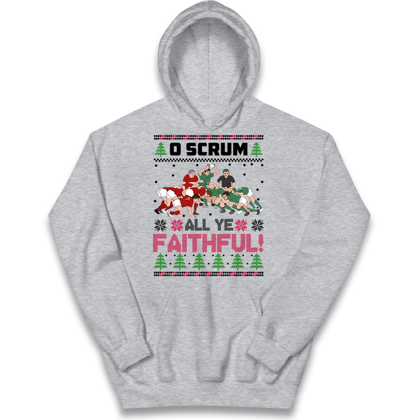 O Come All ye Faithfull Kids Hoodie 