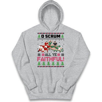 O Come All ye Faithfull Kids Hoodie 