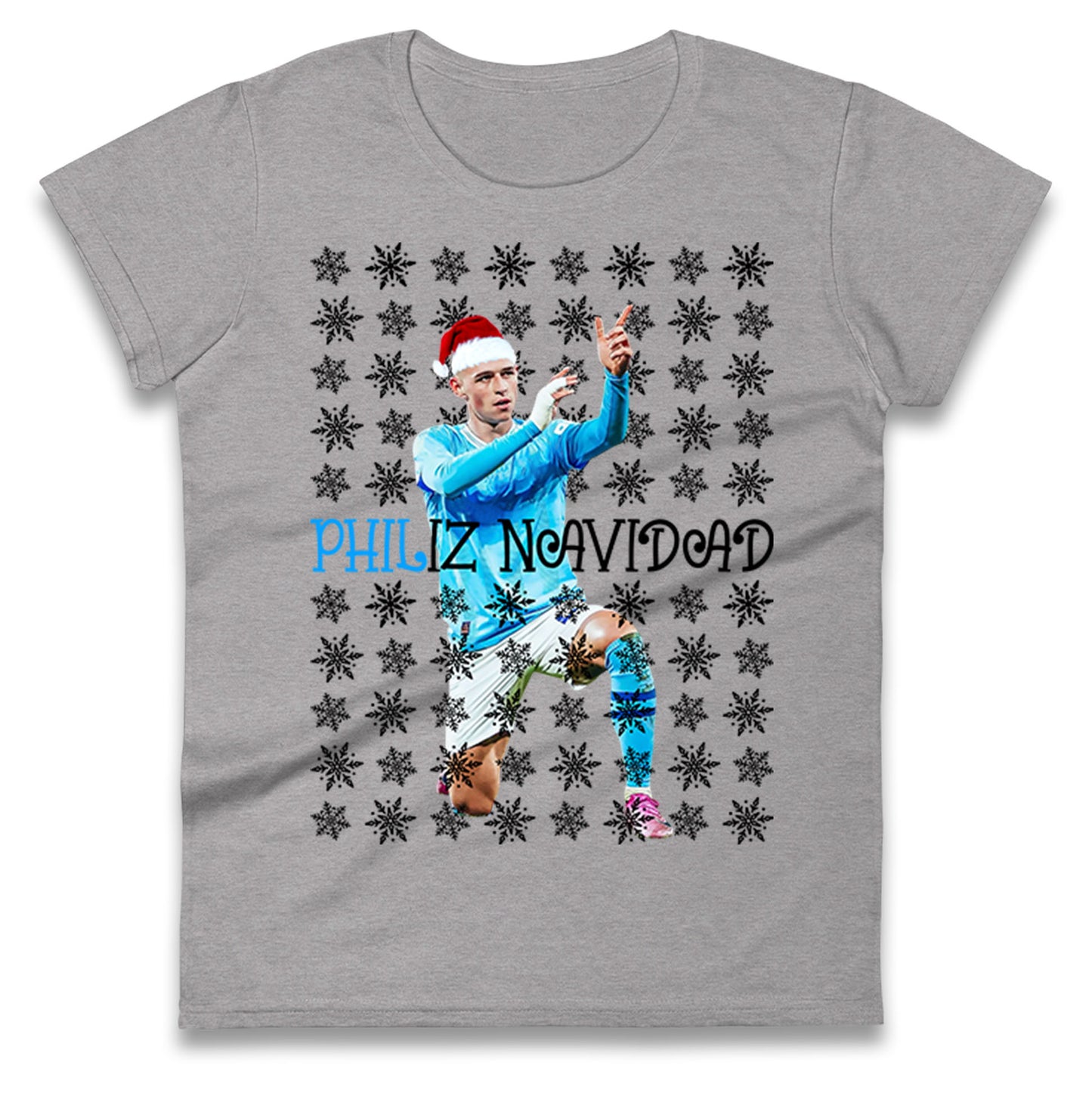 Phil Foden Philiz Navidad Christmas Ladies Shirt
