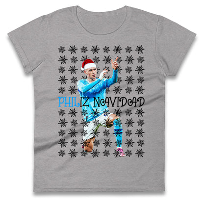 Phil Foden Philiz Navidad Christmas Ladies Shirt