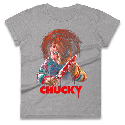 Chucky Childs Play Ladies T Shirt 