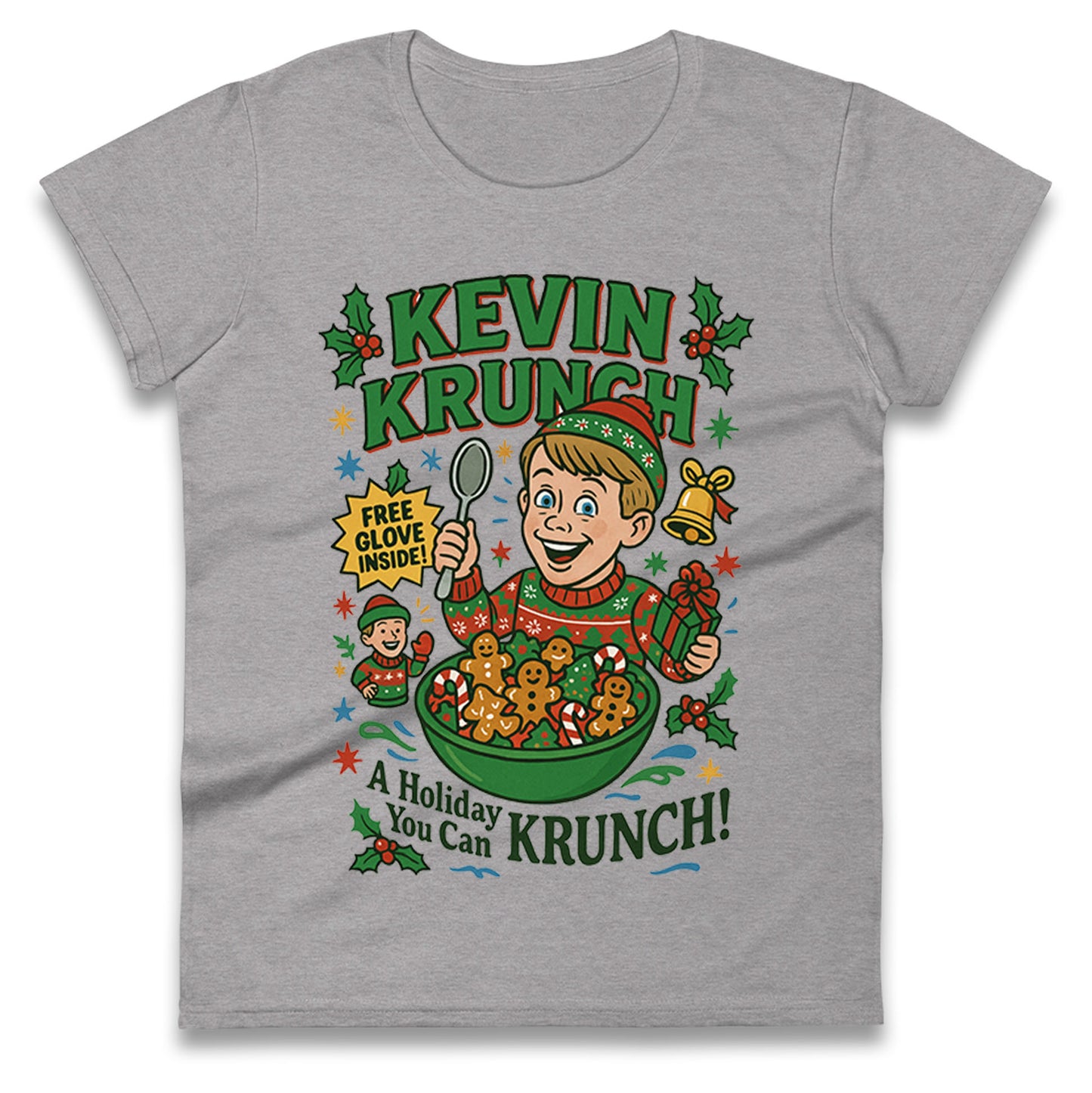 Kevin Home Alone Ladies T Shirt