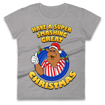Bullseye Christmas Ladies T Shirt