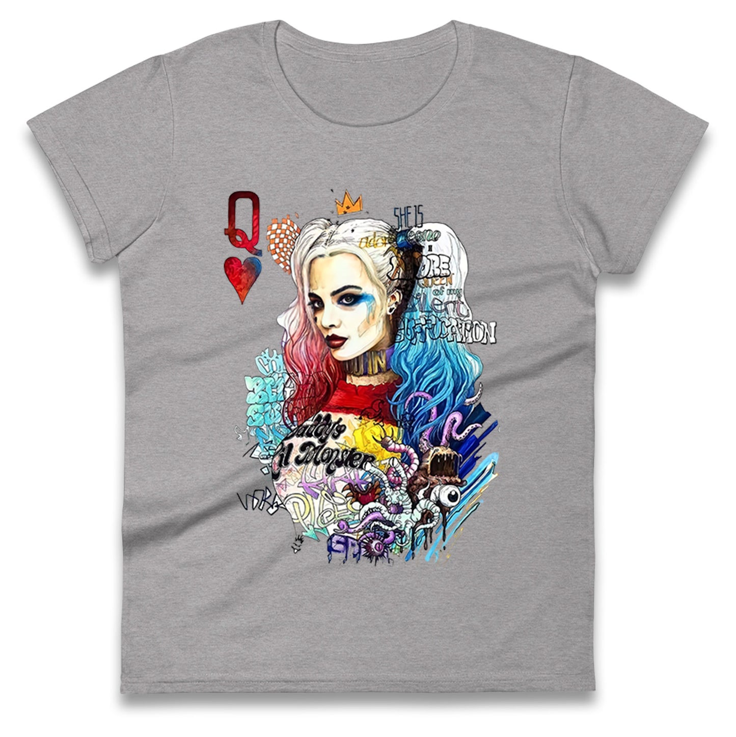 Harley Quinn Ladies T Shirt