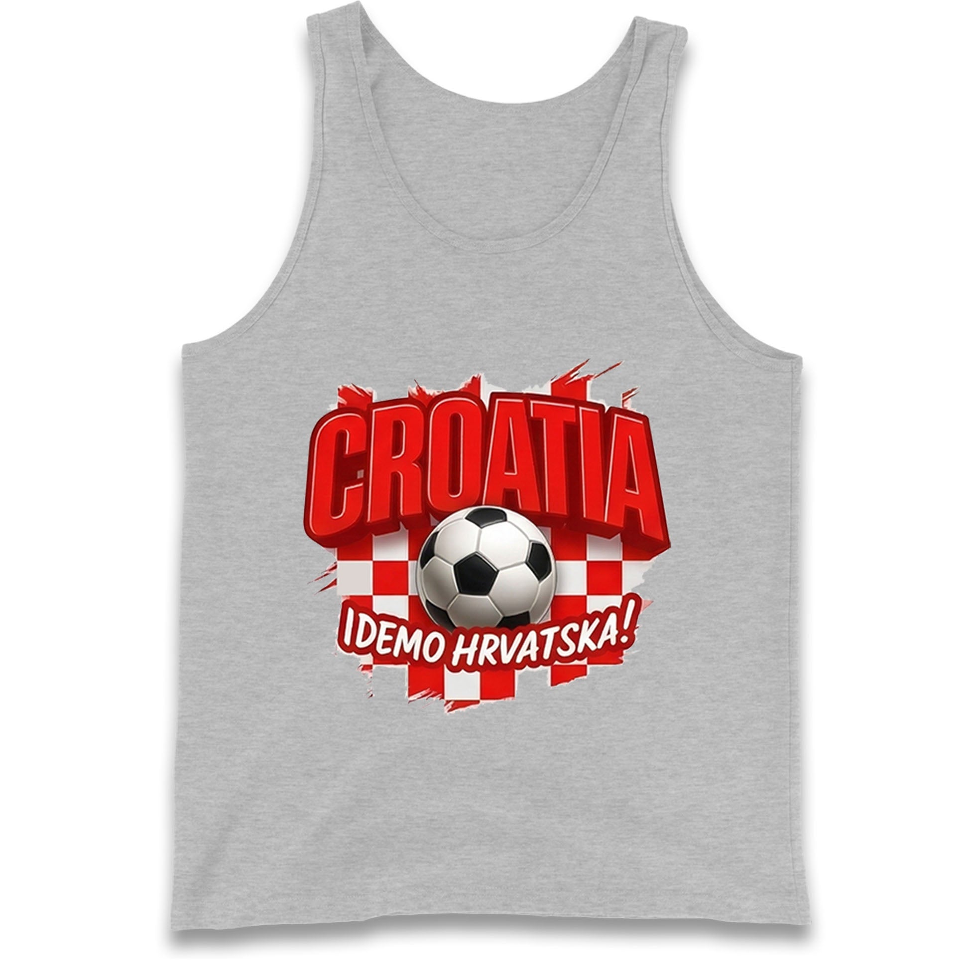 Croatia Retro World Cup Tank Top
