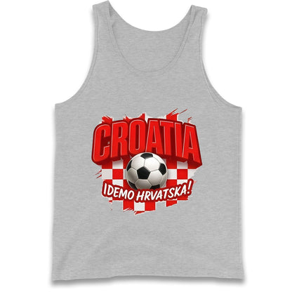 Croatia Retro World Cup Tank Top