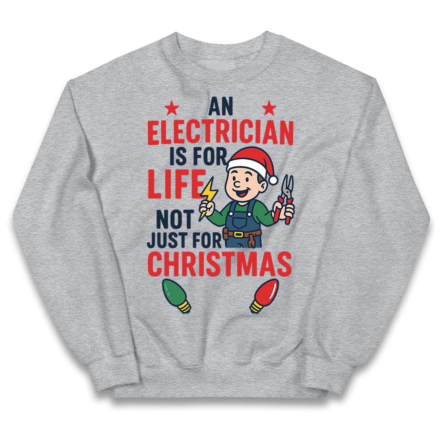 Electrician Christmas Kids Jumper