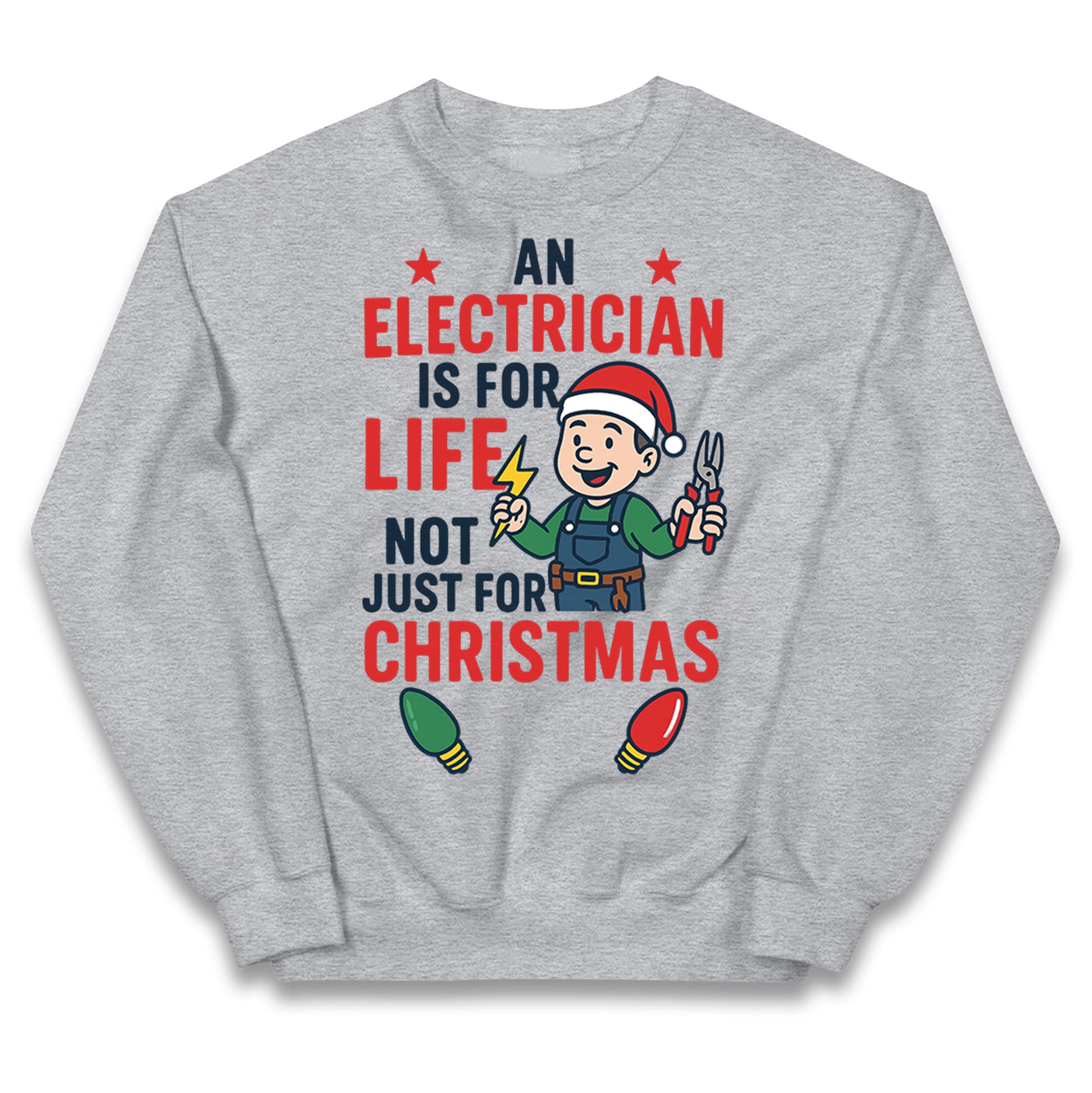 Electrician Christmas Kids Jumper