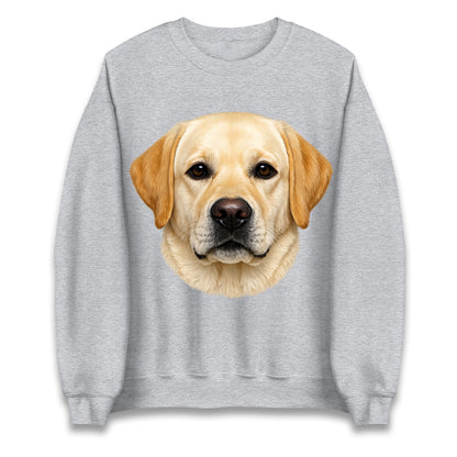 Labrador Dog Face Jumper 