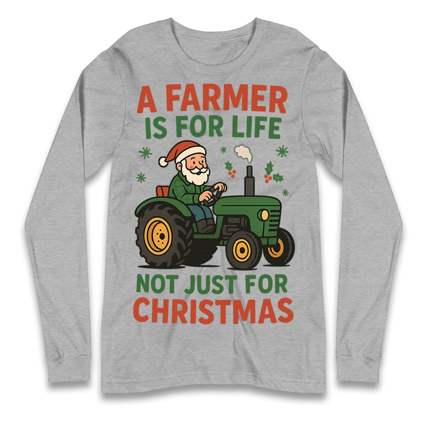 Farmer Christmas Longsleeve T Shirt