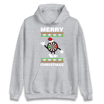 dartboard christmas santa costume hoodie