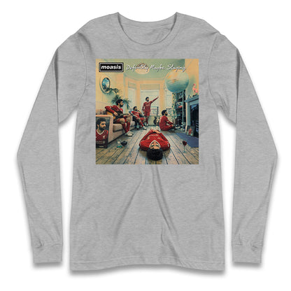 Moasis Definitely Maybe Staying Liverpool Long Sleeve Shirt