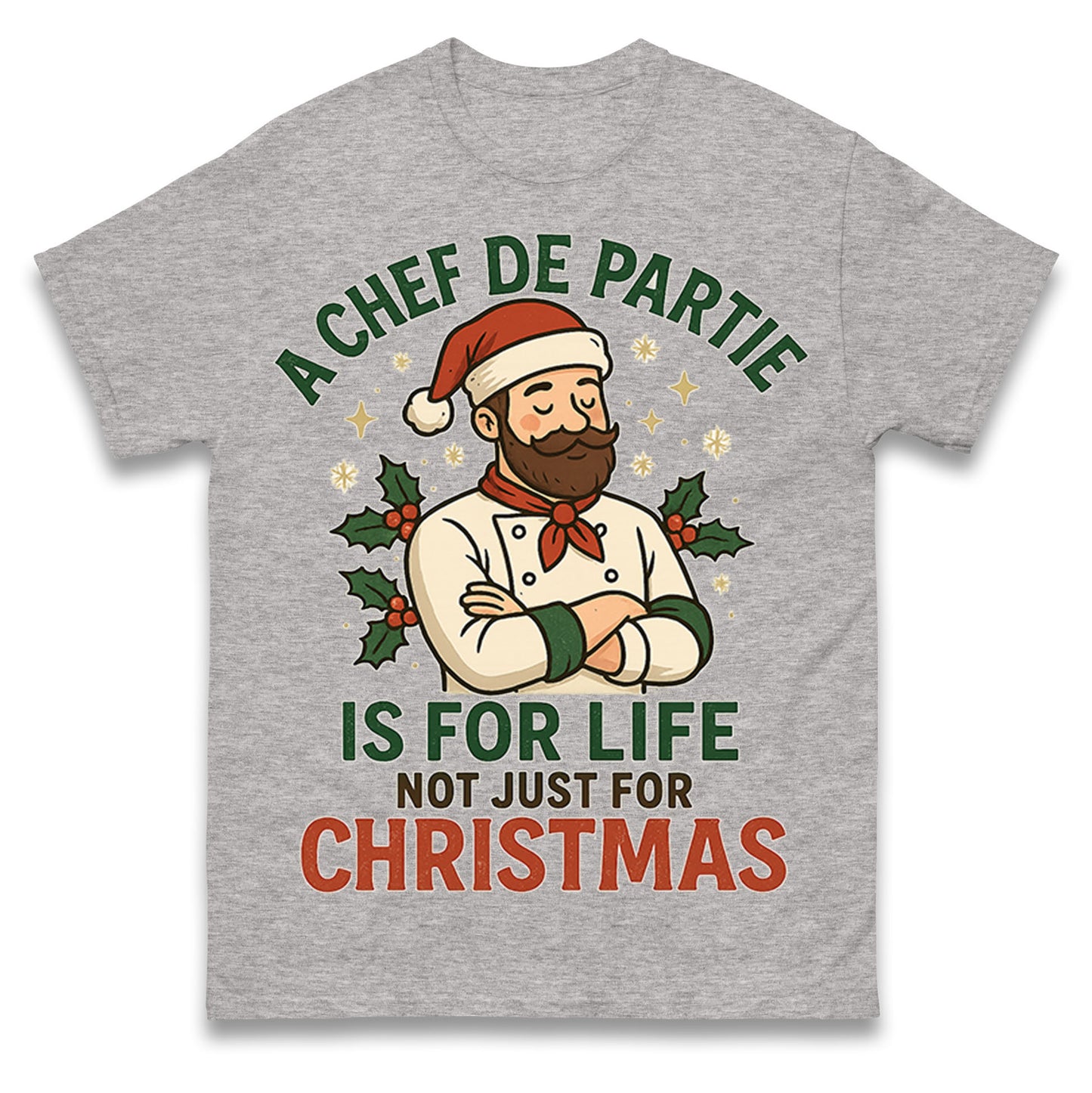Chef De Partie Christmas T Shirt