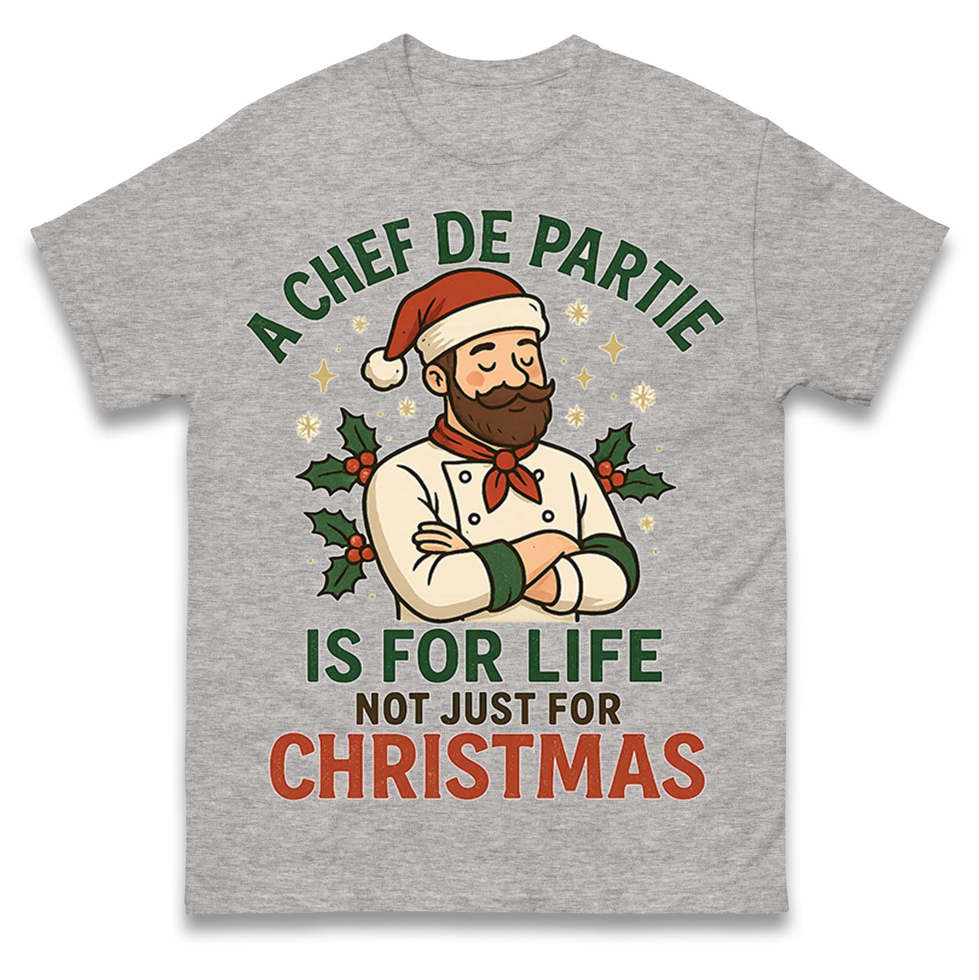 Chef De Partie Christmas T Shirt