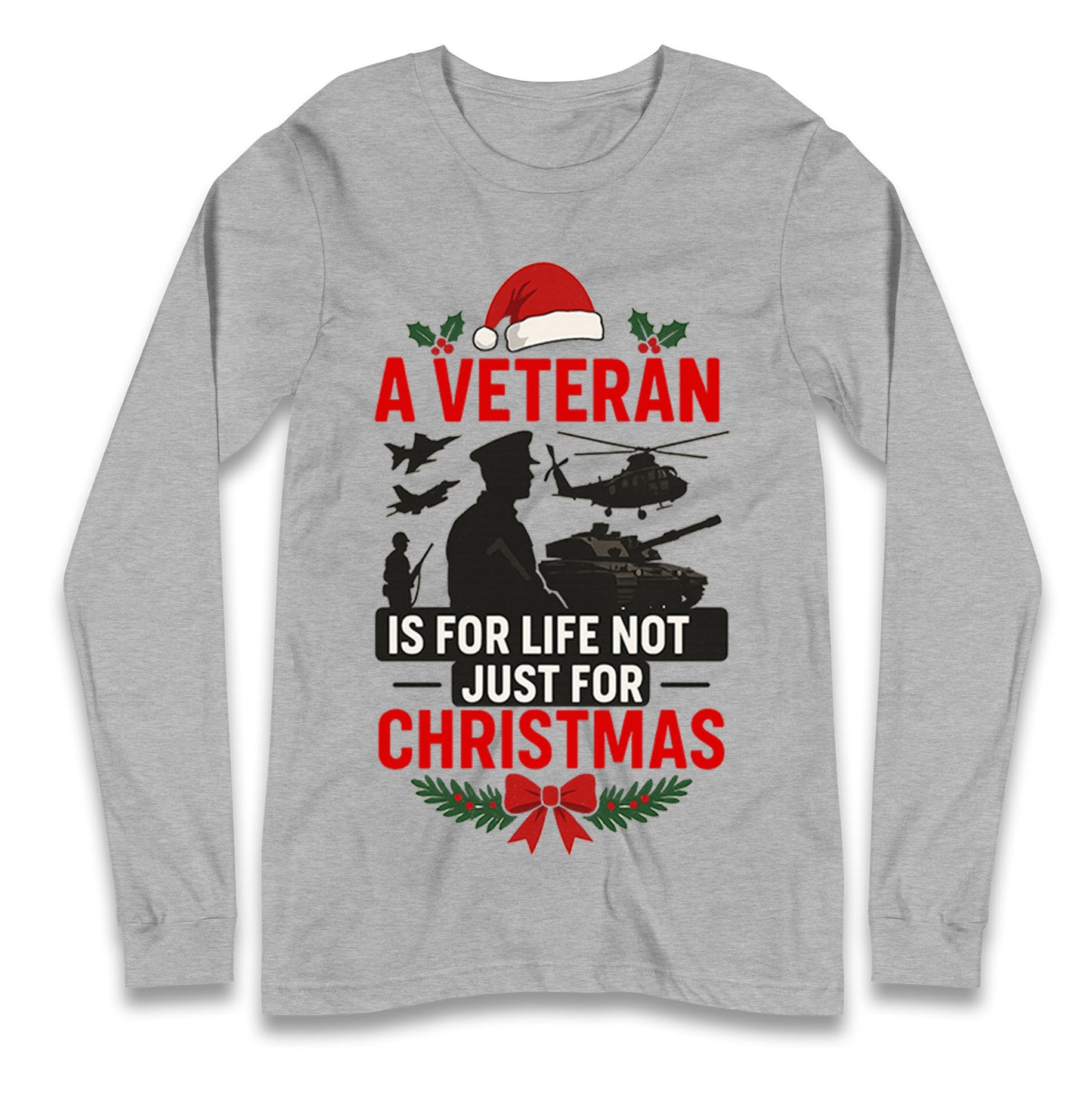 Veteran Christmas Longsleeve T Shirt 