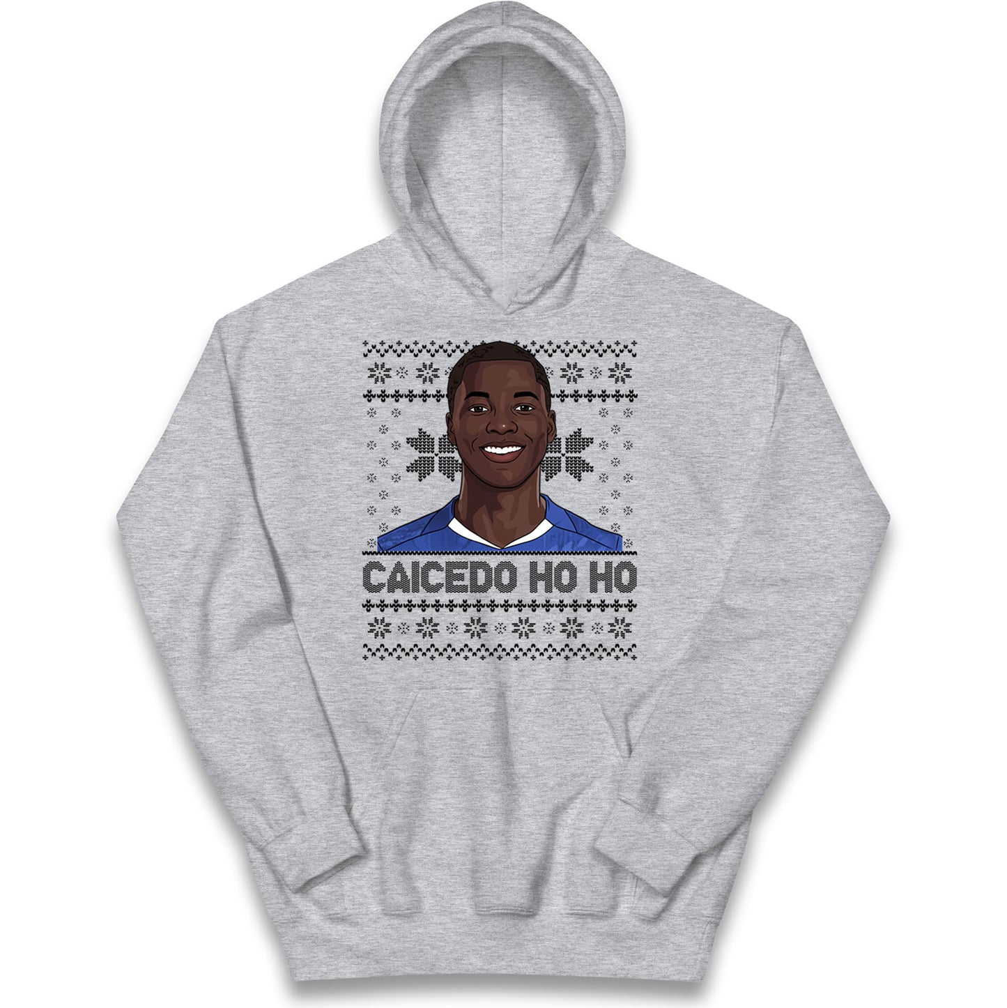 Moises Caicedo Christmas Kids Hoodie
