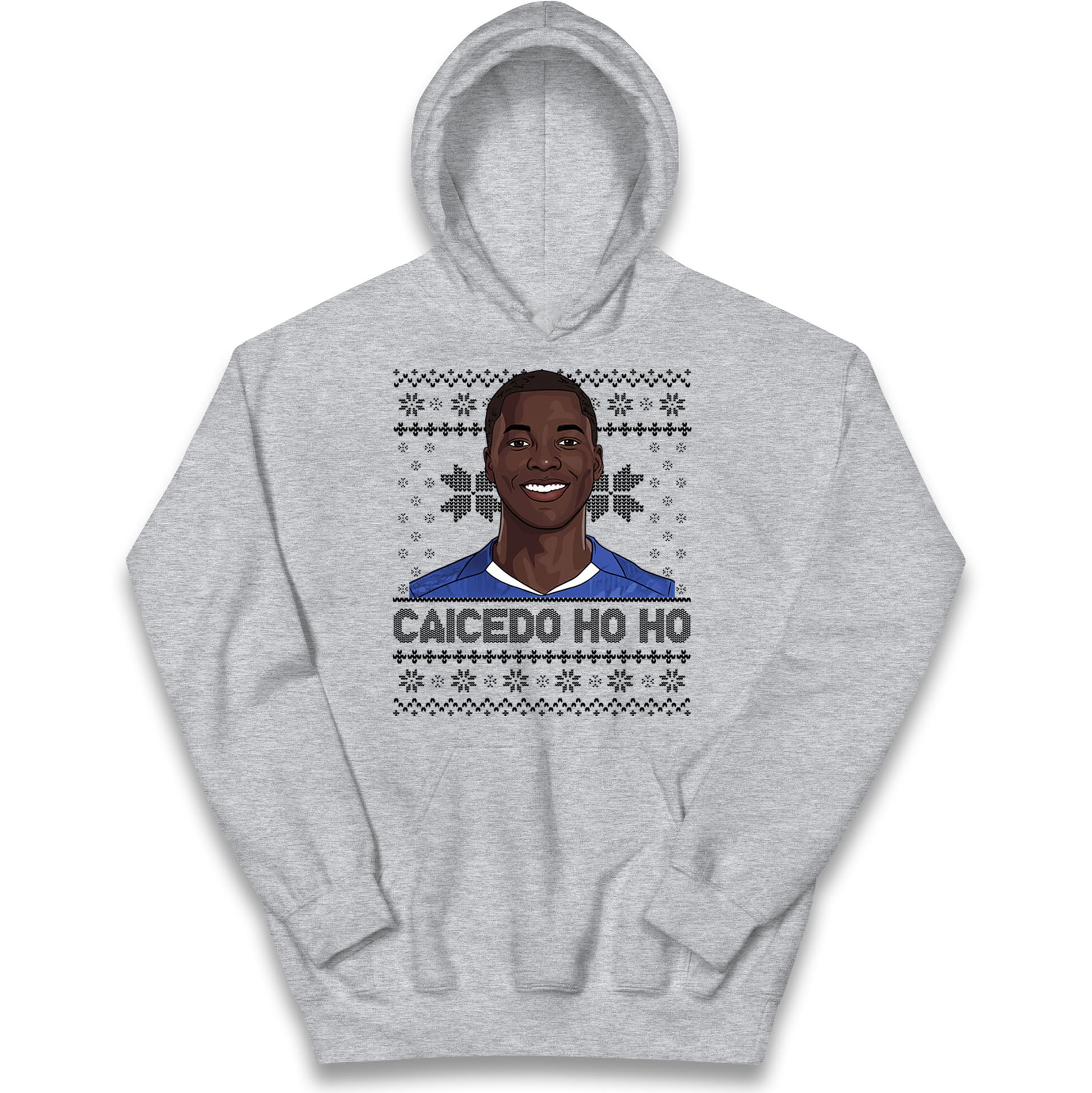 Moises Caicedo Christmas Kids Hoodie