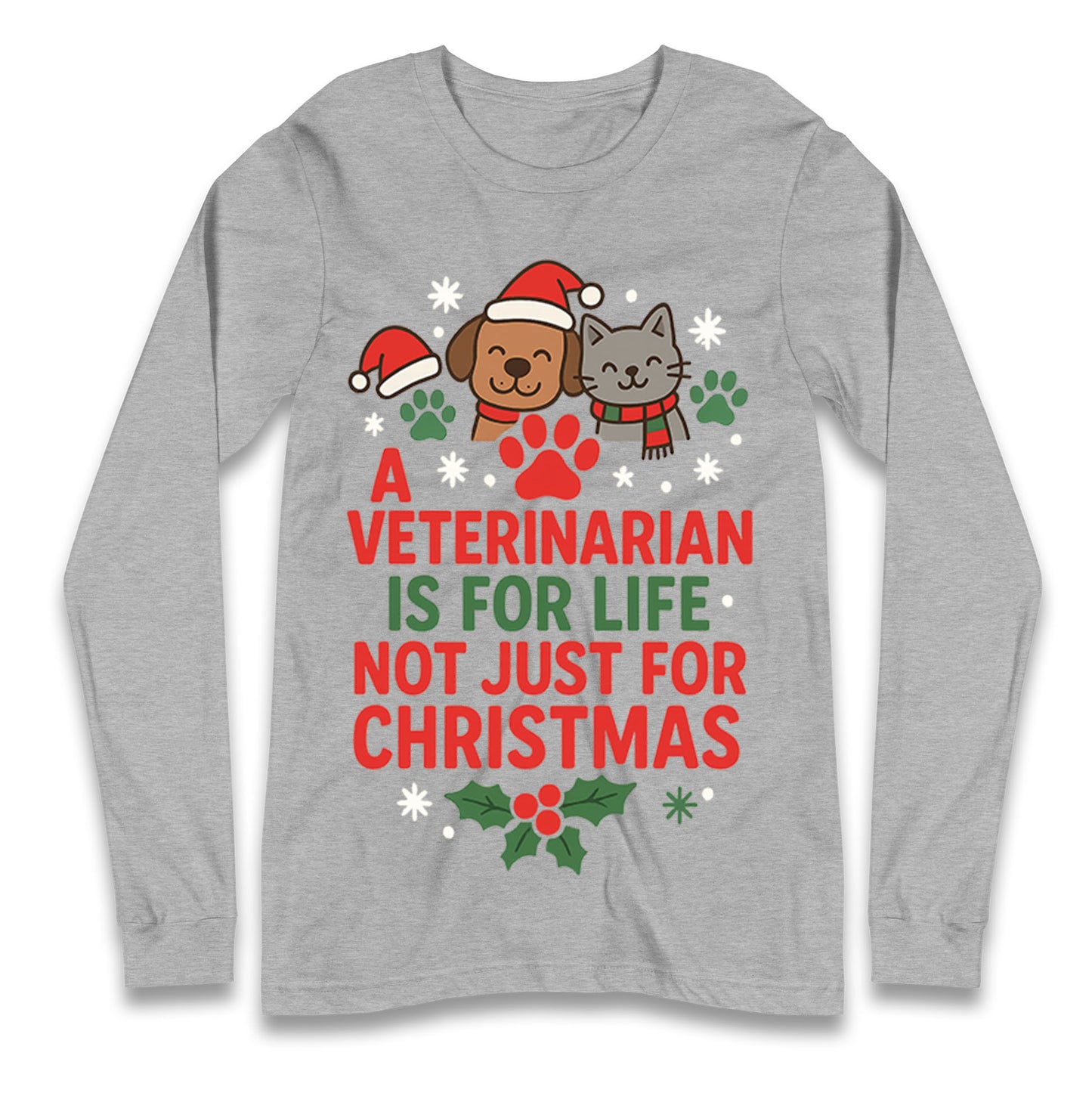 Veterinarian Christmas Longsleeve T Shirt