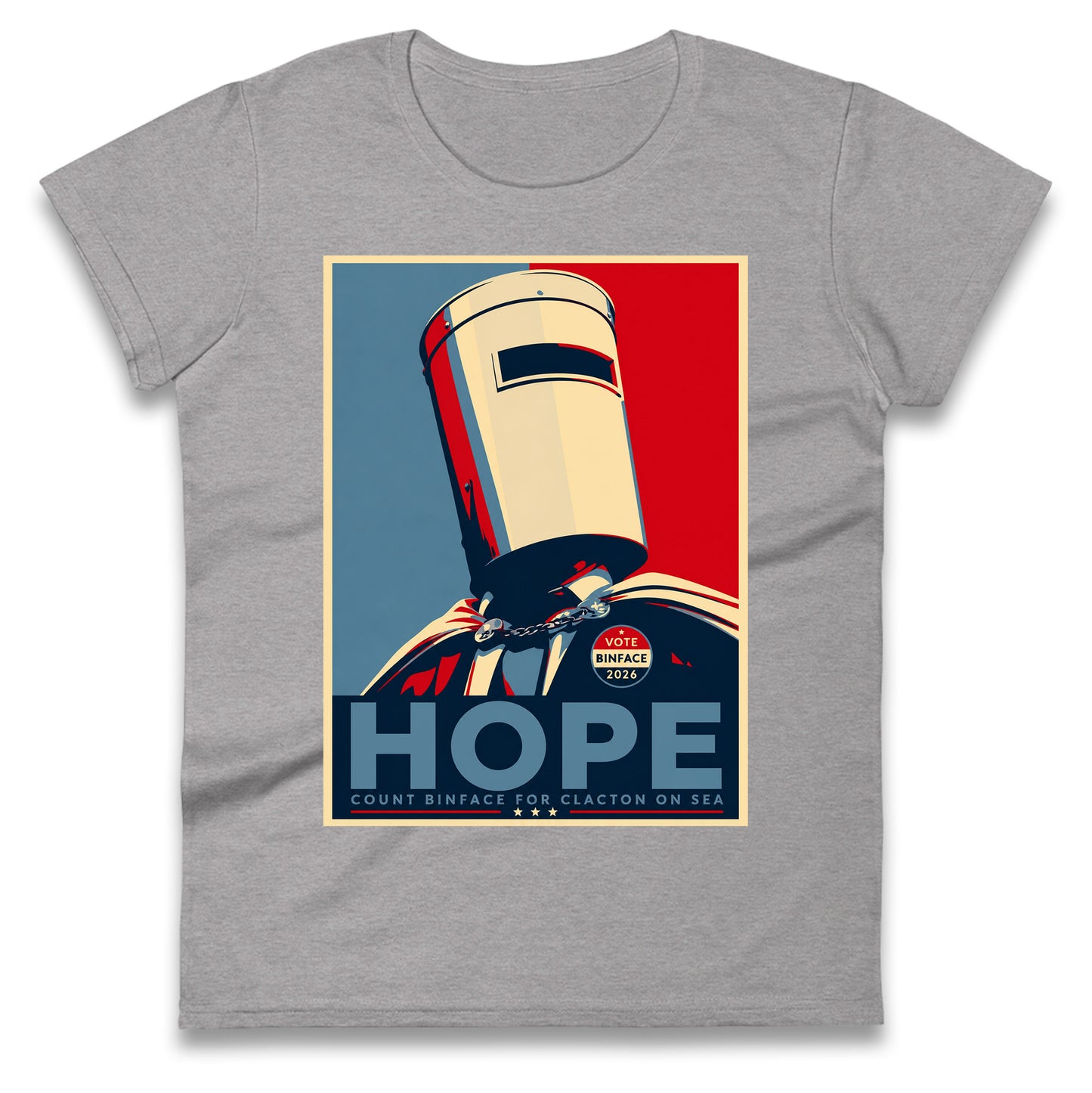 Count Binface Ladies T Shirt