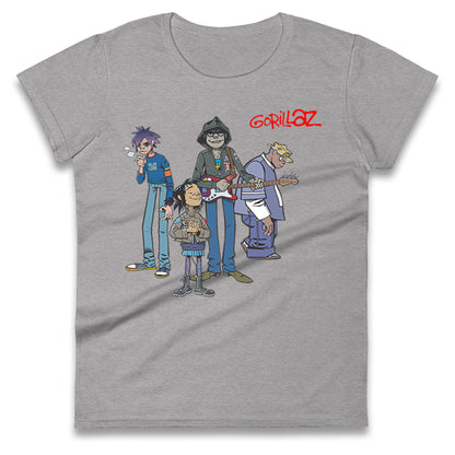 Gorillaz Ladies T Shirt