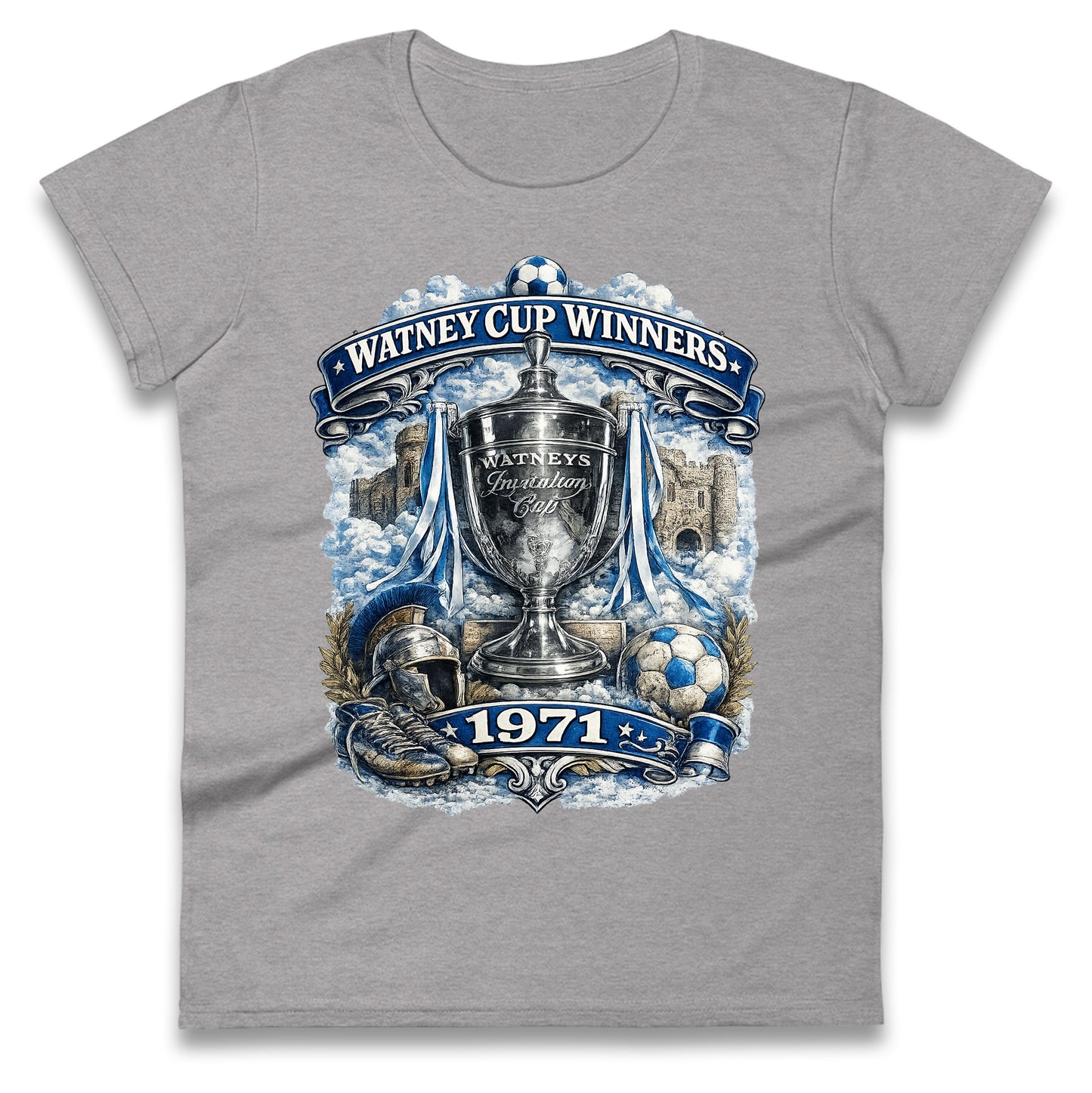 Retro Colchester Watney Cup Winners 1971 Ladies Shirt