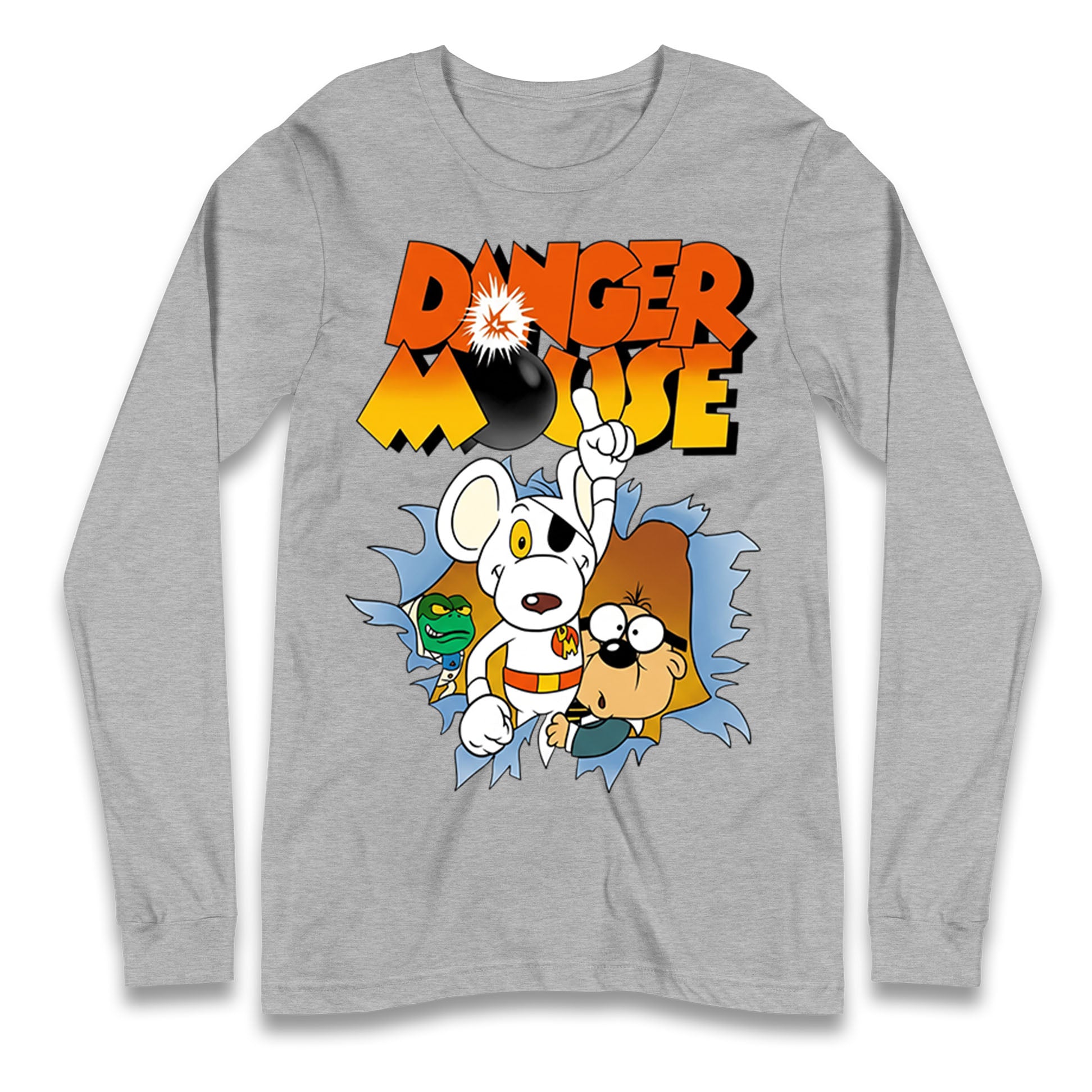 Danger Mouse & Penfold Longsleeve T Shirt