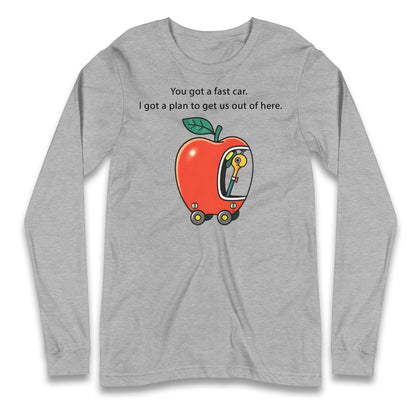Fast Car Longsleeve T Shirt