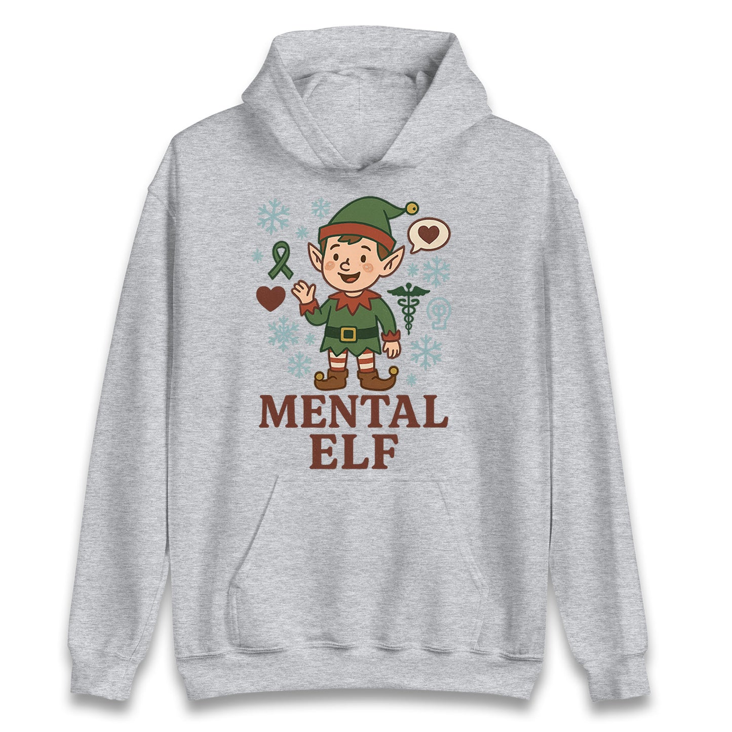 Mental Health Christmas Hoodie
