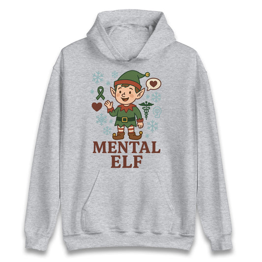 Mental Health Christmas Hoodie
