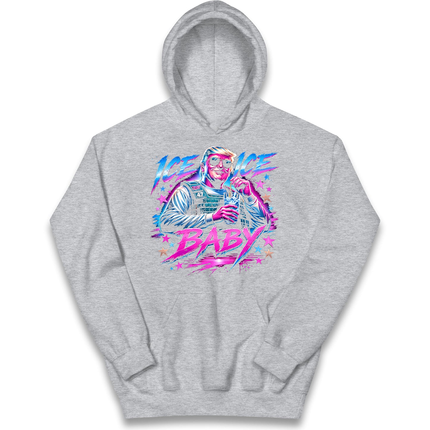 Donald Trump Ice Ice Baby Kids Hoodie