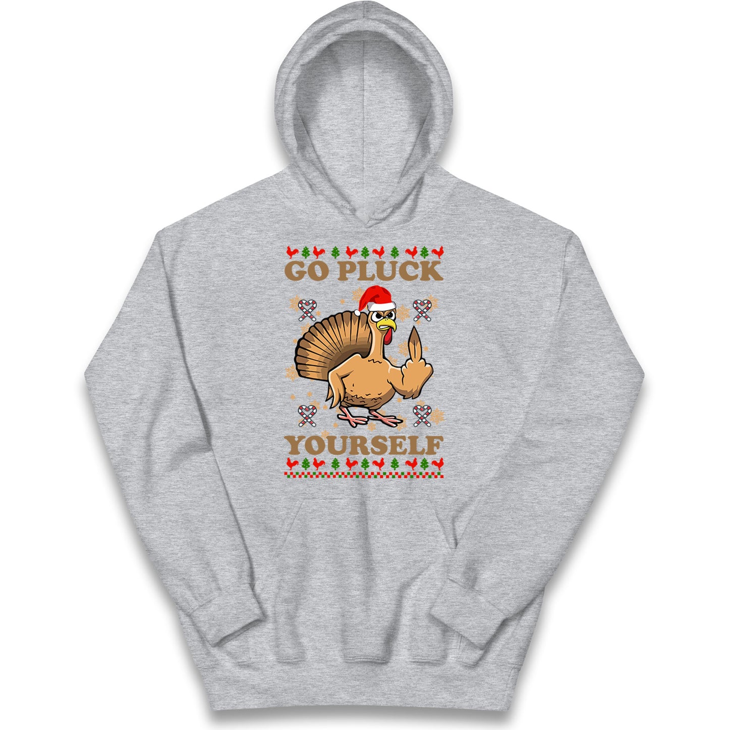 Christmas Go Pluck Yourself Funny Hoodie