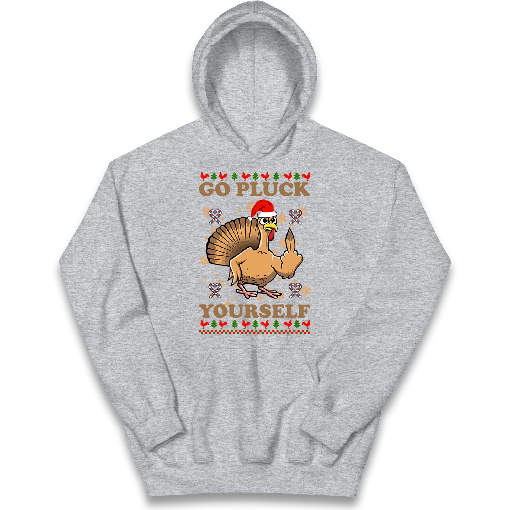 Christmas Go Pluck Yourself Funny Hoodie