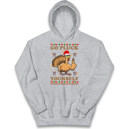 Christmas Go Pluck Yourself Funny Hoodie